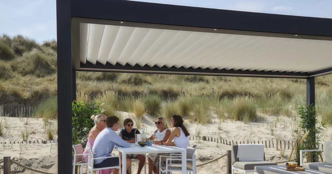 Terrasoverkapping in aluminium